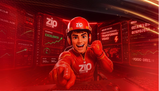 Mascote Zip Telecom